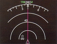 TCAS Traffic Display of B747