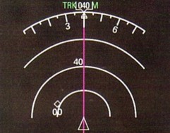 TCAS Traffic Display of B747
