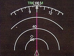 B767 TCAS Traffic Dispaly