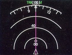 B767 TCAS Traffic Dispaly